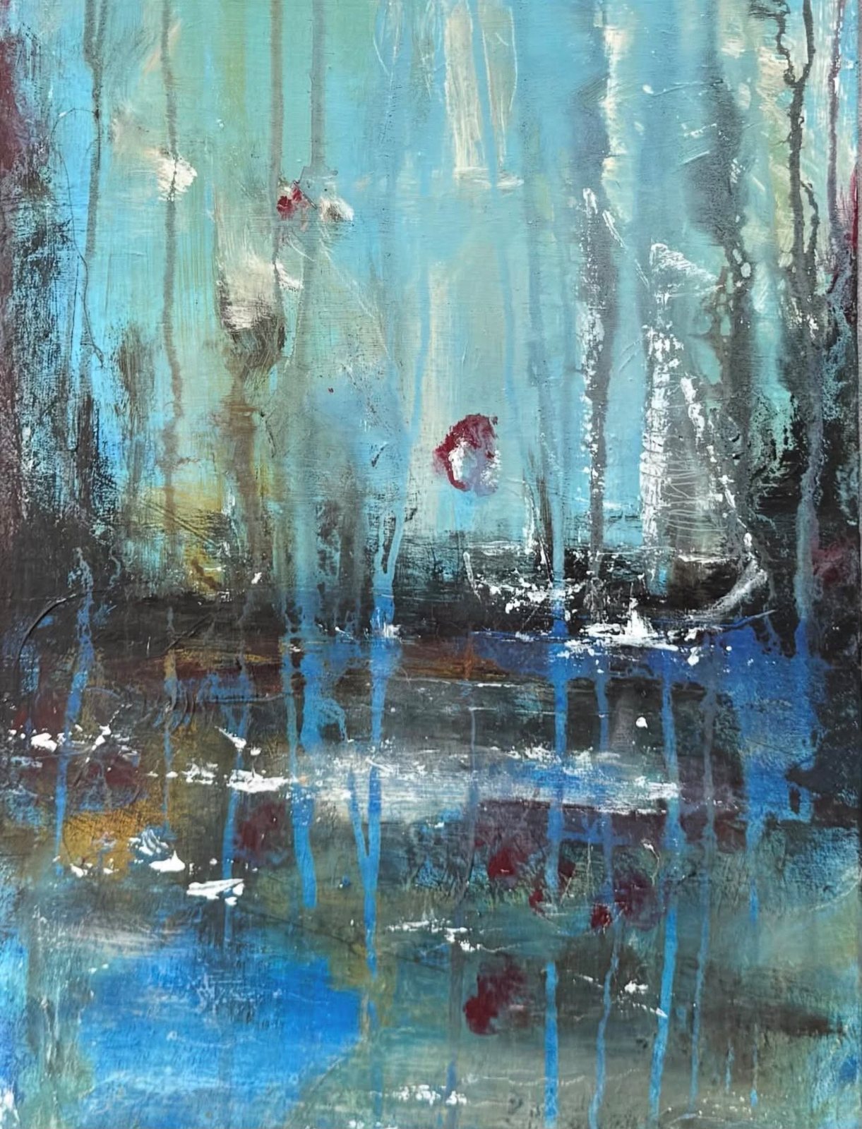 Mirror Lake — Acrylic on board