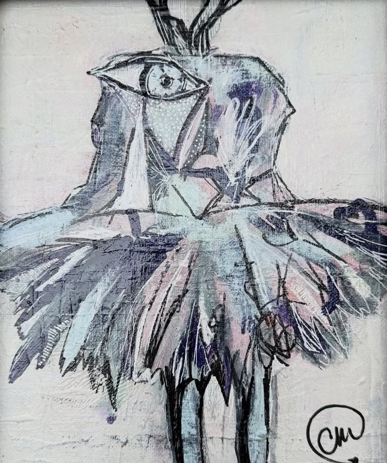 Prima — Mixed media on canvas