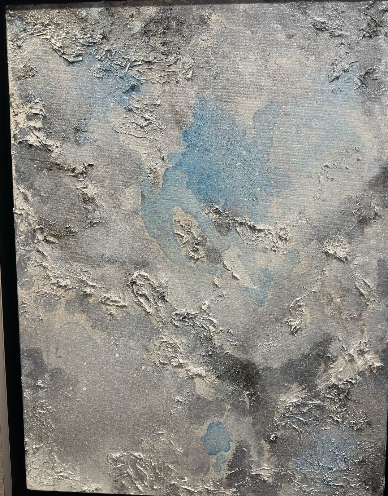 Snow Field — Mixed media