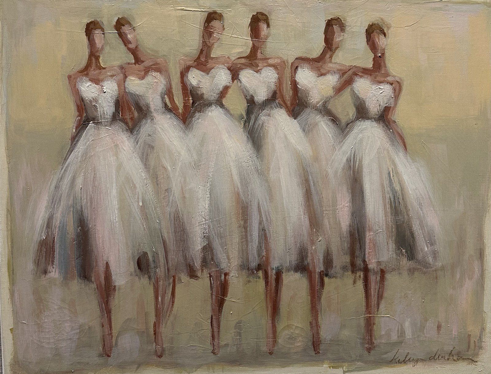 Corps de Ballet — Acrylic on canvas