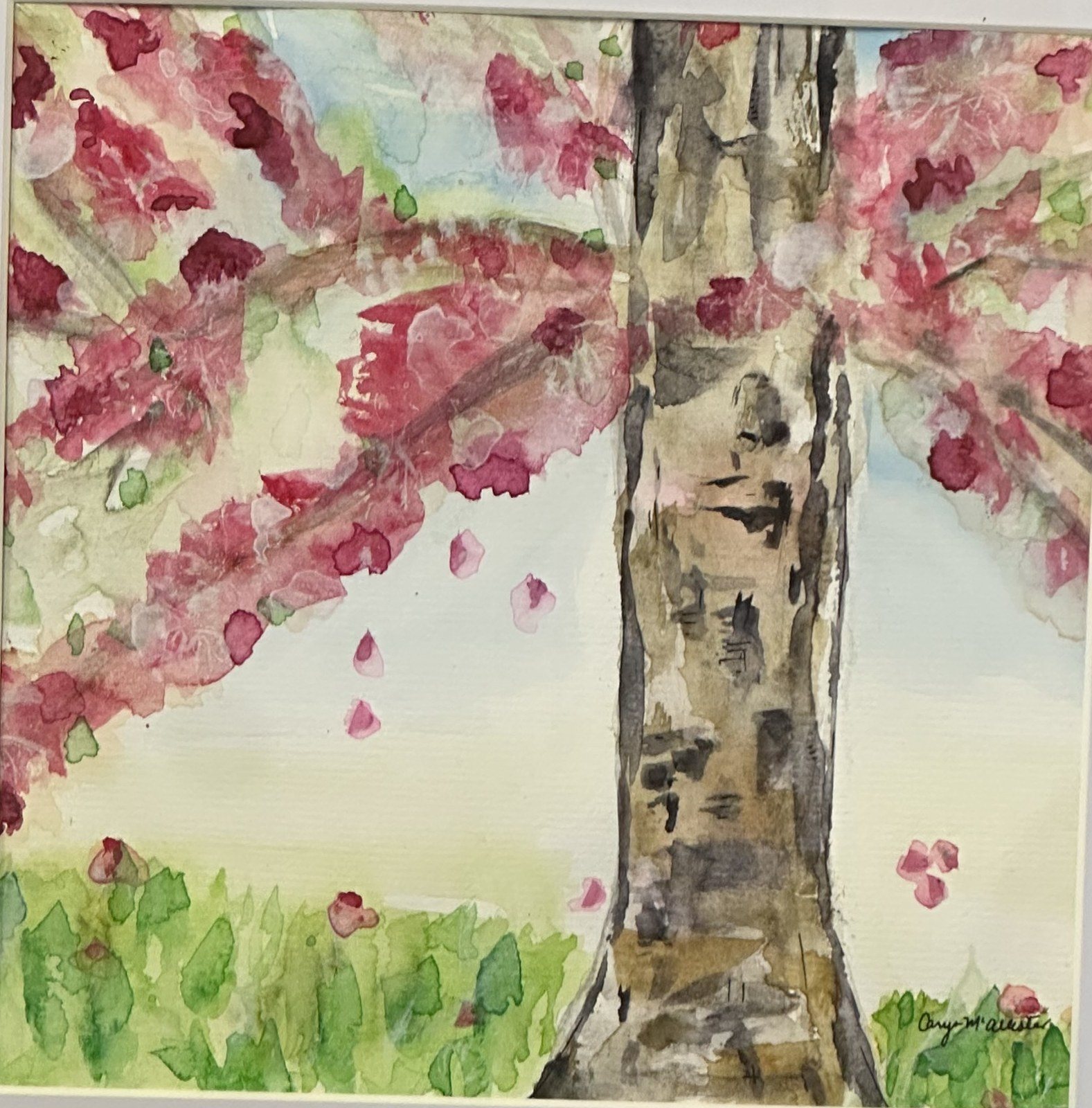 Cherry Tree — Watercolor