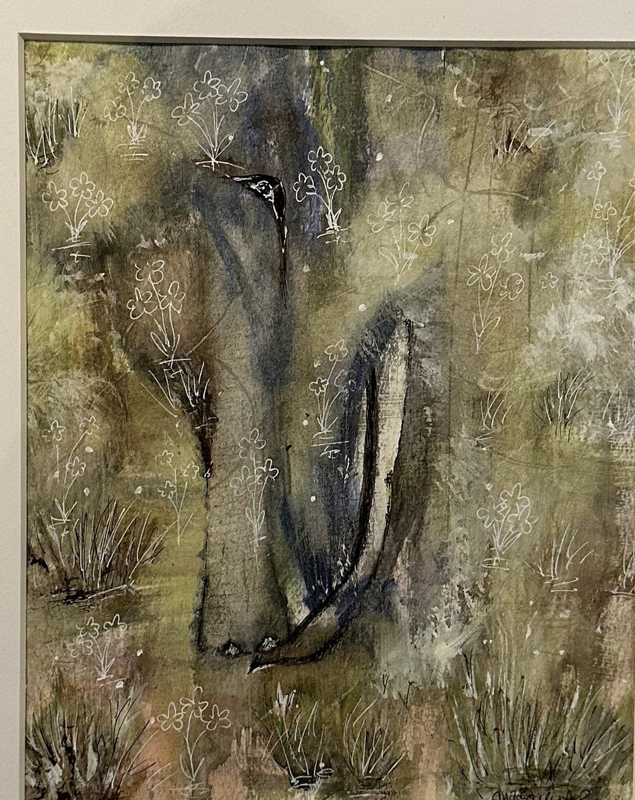 Quiet Marsh — Mixed media