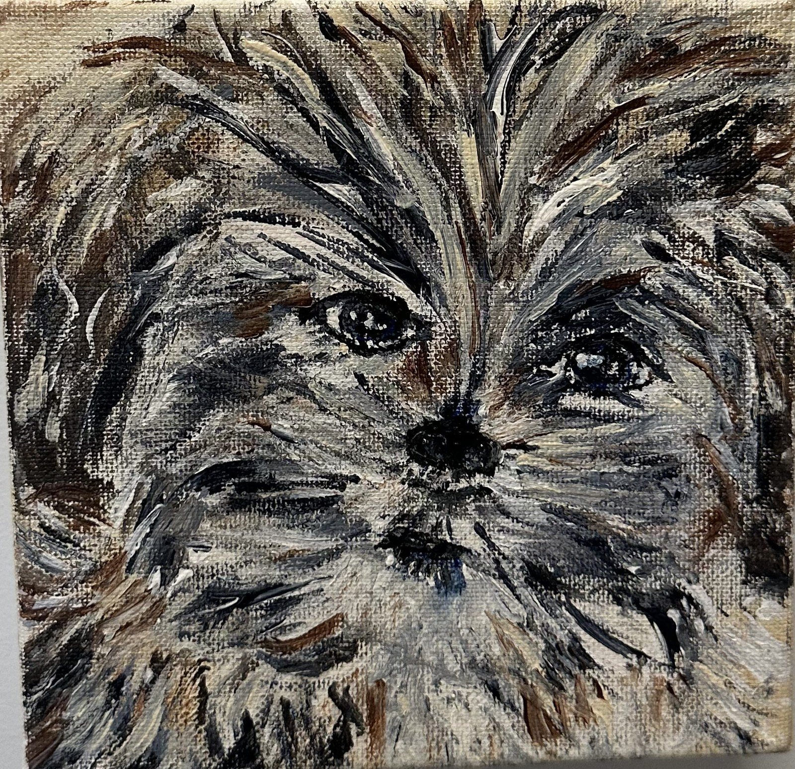 Little Scruff — Acrylic